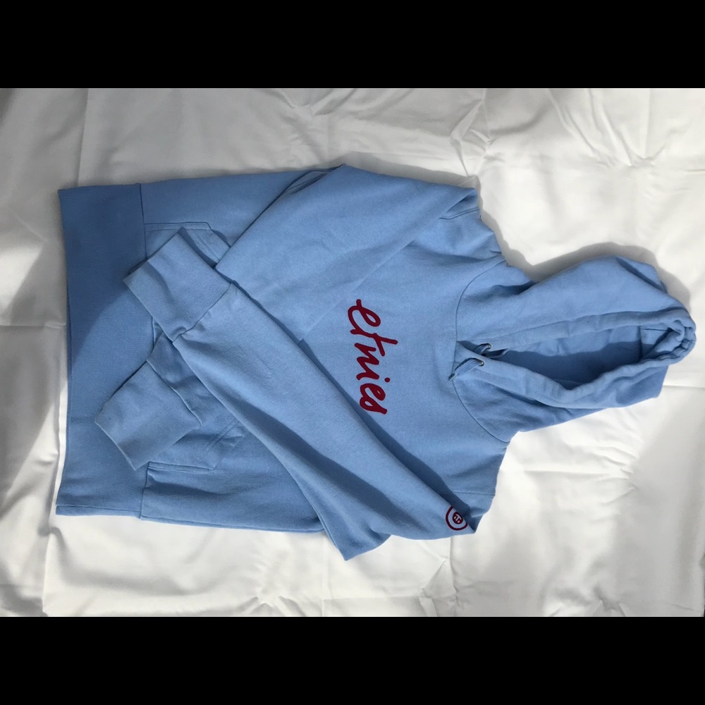 Blue sweatshirt